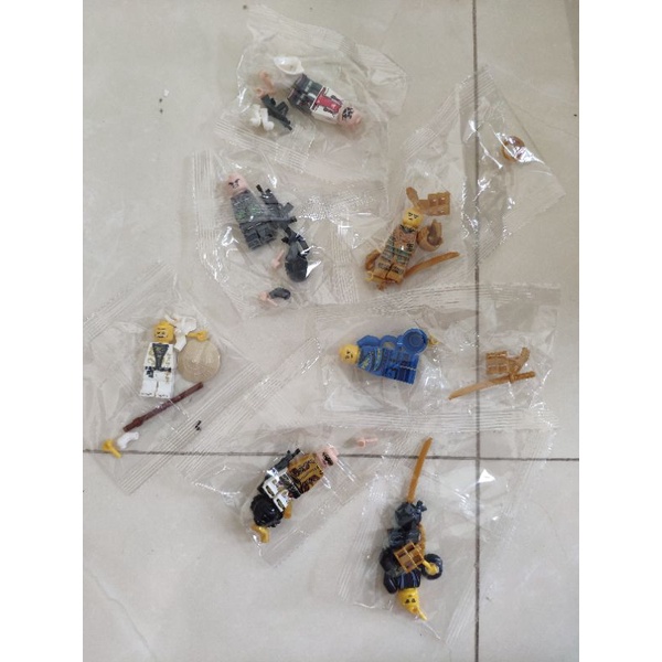 Mô Hình đồ chơi lego Lắp Ráp mini figure Nhân Vật Hoạt Hình ninja go cảnh sát police pubg MOC nonlego NINJAGO minifigure