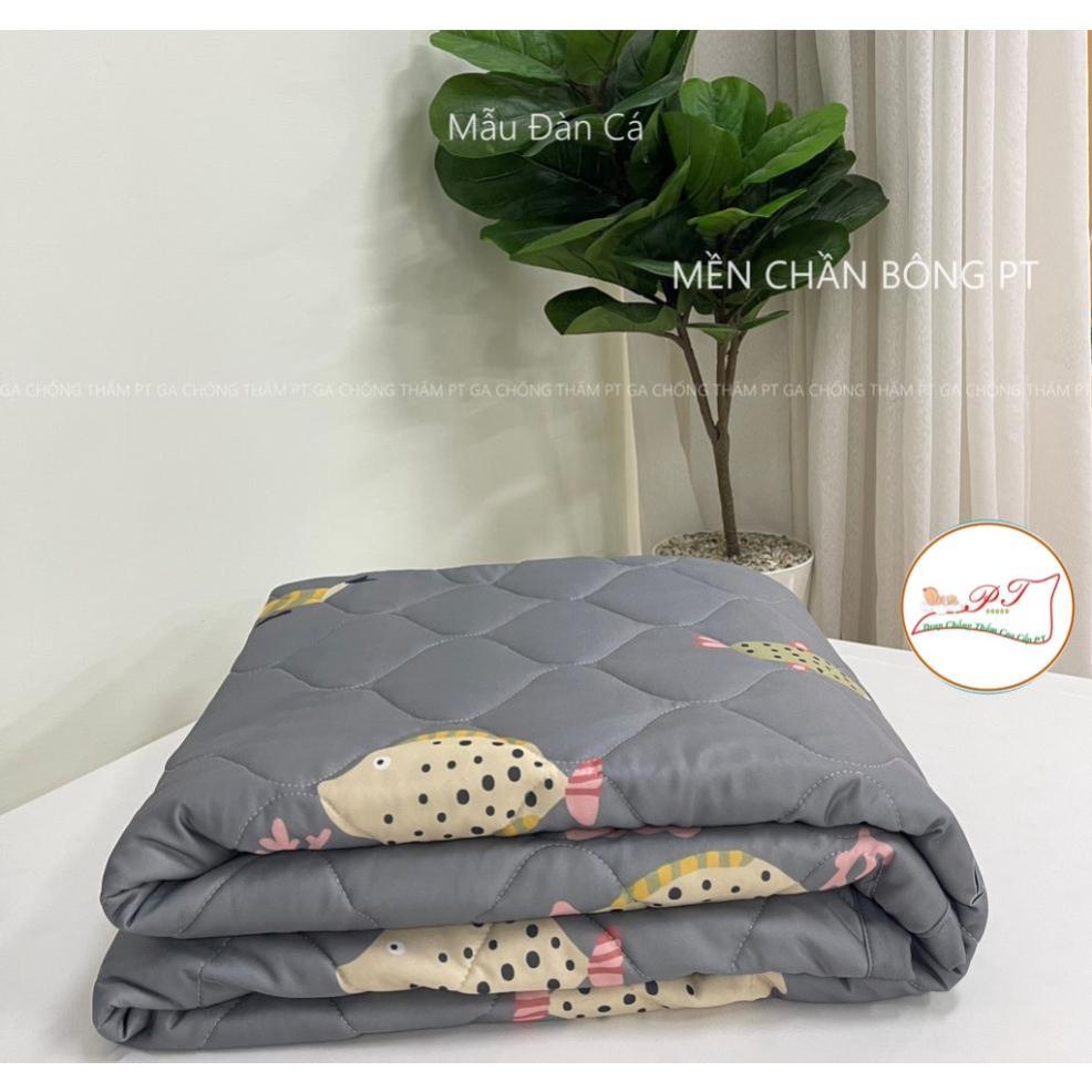 Drap chống thấm cao cấp PT, chất thun lụa, mềm, mịn , mát, chống thấm tốt,không bai xù, nhận may đủ size