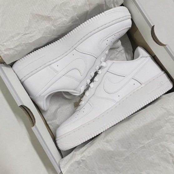 Giày 𝗔𝗳𝟭 Màu Trắng, Giày Thể Thao Sneaker Af1 Nam Nữ Bản Đẹp Đầy Đủ Bill Box