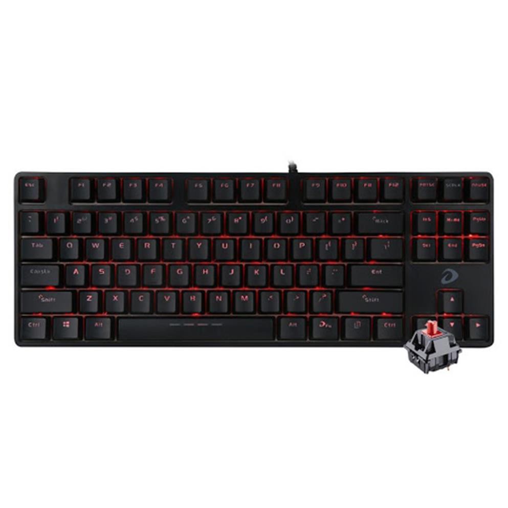 Bàn phím cơ Dareu EK87 - Mã cũ DK87 - Đèn led màu đỏ - Thay được keycap - Bảo hành 24 tháng - Lỗi 1 đổi 1