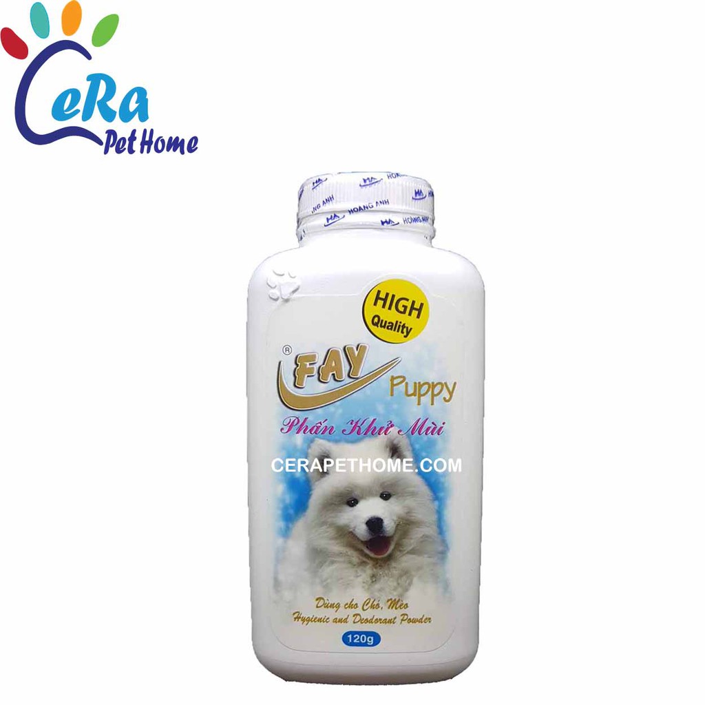 Phấn Tắm Thơm Khử Mùi Cho Chó Mèo - Fay