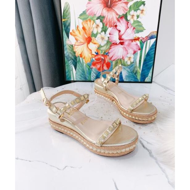 (Xả Kho) Sang Chảnh X(ẢNH THẬT) Sandal Xuồng 5p Đinh Tán Fullbox Cao Cấp * 2021