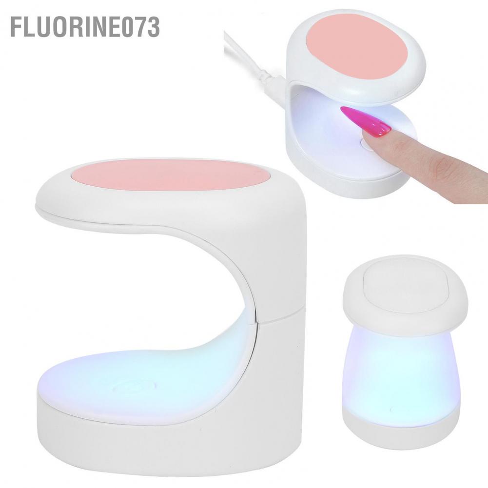 [Hàng mới về] Đèn LED mini hong khô sơn móng tay ánh sáng kép sạc qua cổng USB 16W