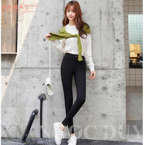 Quần legging nữ HÀNG LOẠI 1 cạp cao co giãn-NÂNG MÔNG 01K