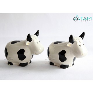 Tượng con bò sữa gốm TCV-BO-01