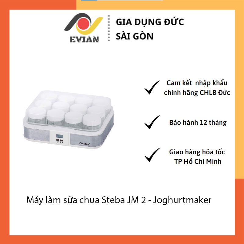 Máy làm sữa chua Steba JM 2 - Joghurtmaker
