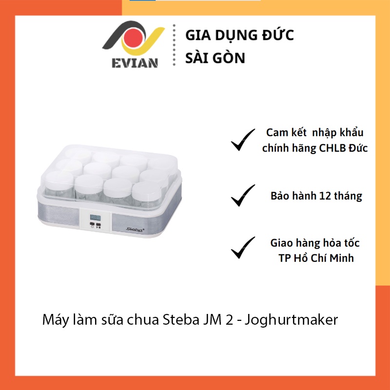 [ HÀNG ĐỨC ] Máy làm sữa chua Steba JM 2 - Joghurtmaker