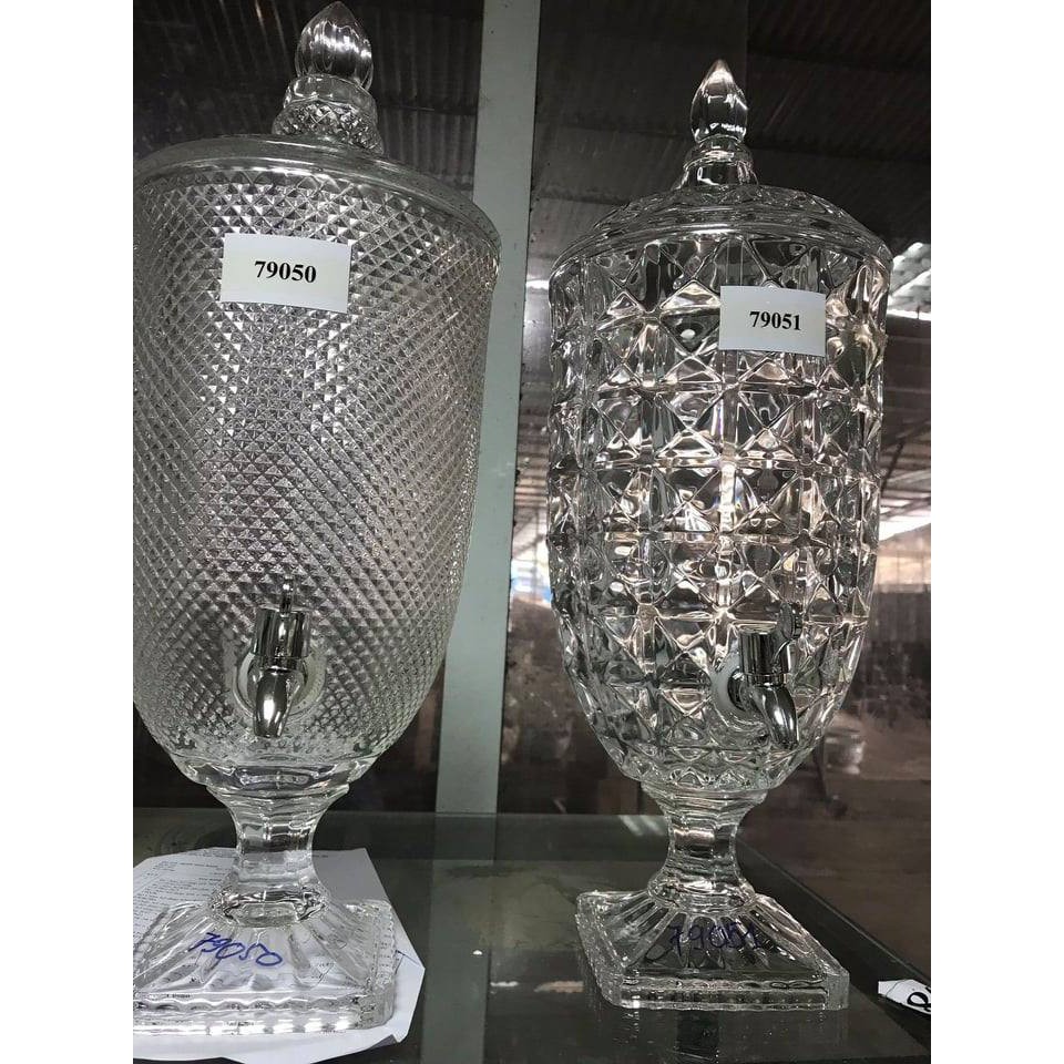 Bình thủy tinh cao cấp có vòi 5lit