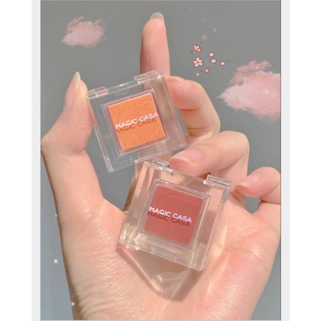 [Hàng mới về] Bảng phấn trang điểm hai màu gồm má hồng và bắt sáng tự nhiên xinh xắn | BigBuy360 - bigbuy360.vn