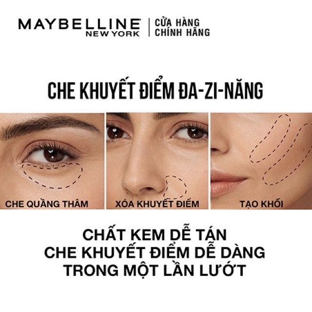 Bút cushion che khuyết điểm giảm quầng thâm Maybelline Instant Age Rewind 6ml | BigBuy360 - bigbuy360.vn