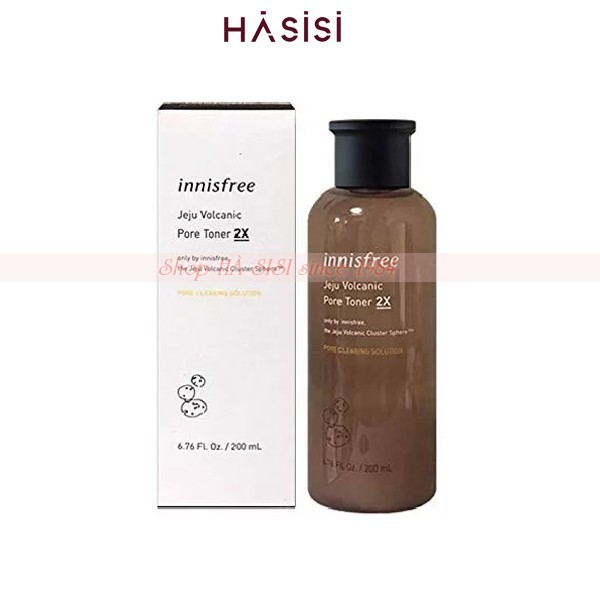 Hoa Hồng Ngăn Ngừa Mụn Đầu Đen INNISFREE Jeju Volcanic Pore Toner 2X 200ml