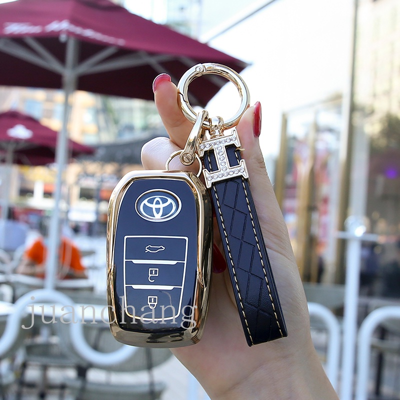 Vỏ Bọc Chìa Khóa Điều Khiển Từ Xa Bằng Tpu Mềm Cho Toyota Prius Camry Corolla C-HR CHR RAV4 Prado 2018