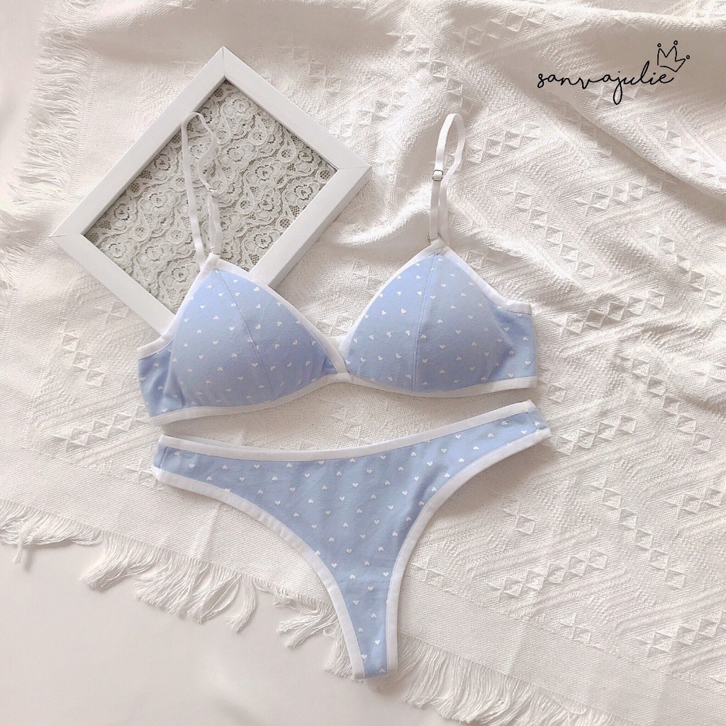 Bộ đồ lót Galaxy 02 (Thiết kế) - áo không gọng có mút - quần lọt khe | BigBuy360 - bigbuy360.vn