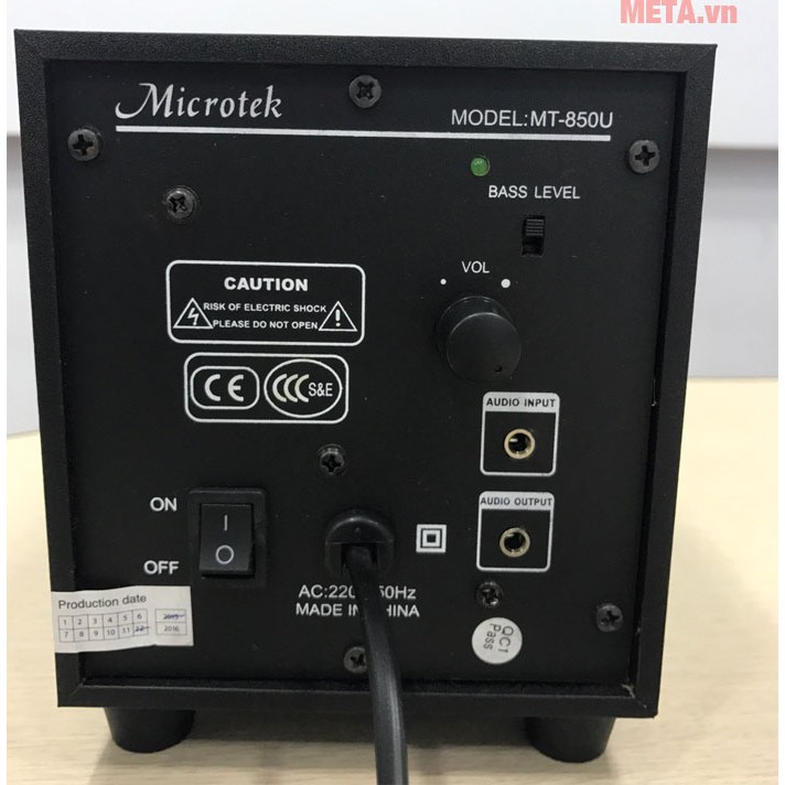 Loa Microtek 2.1 MT-850U - 12W ( Thẻ Nhớ,Usb ) Chính Hãng