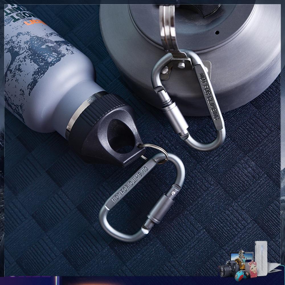 Set 6 Móc Khóa Chữ D Đa Năng Bằng Hợp Kim Nhôm