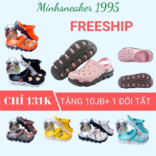 Dép CrosS, Cross Nam Nữ Freeship Loại Xịn Nhất Đế Cao ( Tặng 12 stiker + Hộp Cá Sấu )