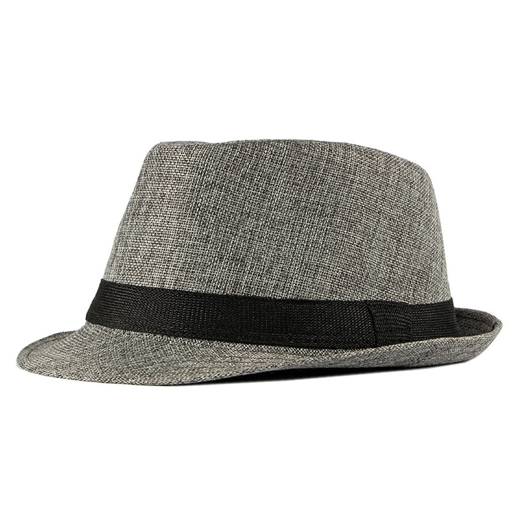 Nón phong cách Jazz cổ điển - Mũ phớt nam đi biển, biểu diễn, nghỉ mát Unisex, phong cách cool ngầu lịch thiệp