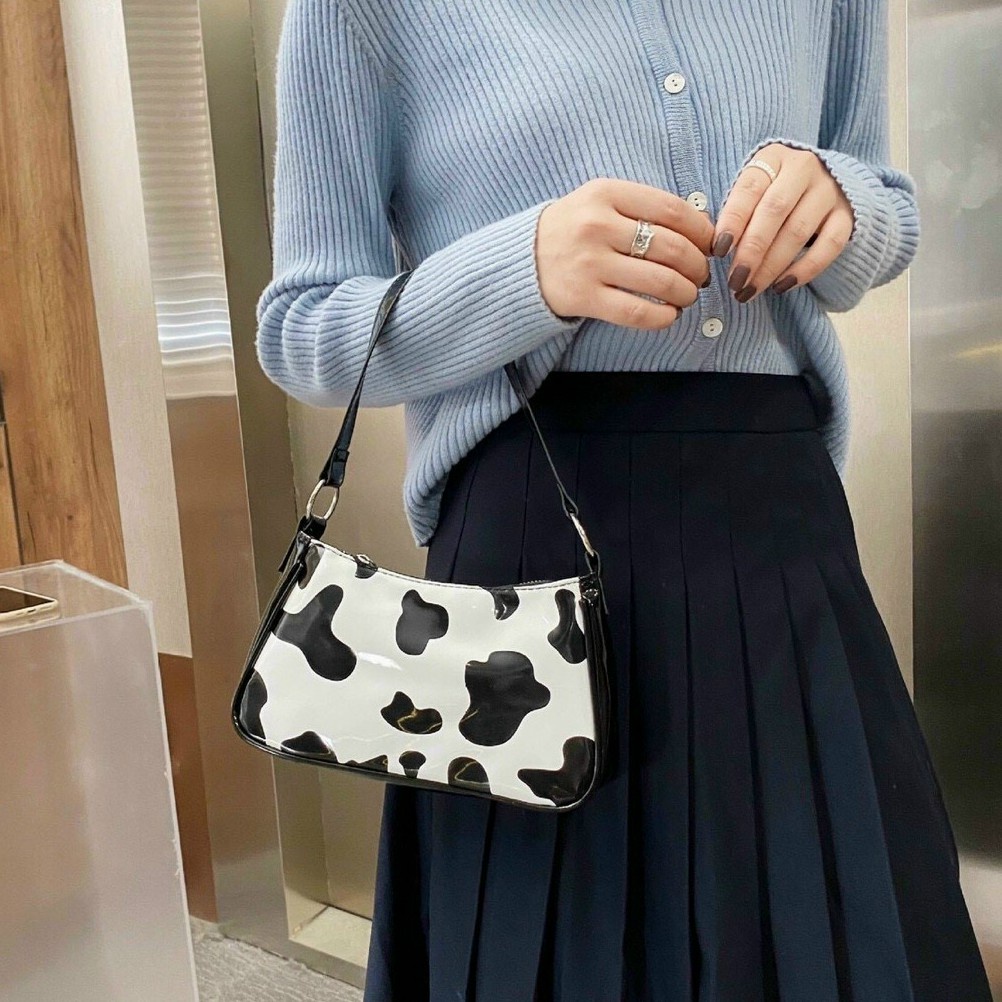 Túi Thời Trang Nữ Kẹp Nách Bò Sữa ❤❤❤ Freeship