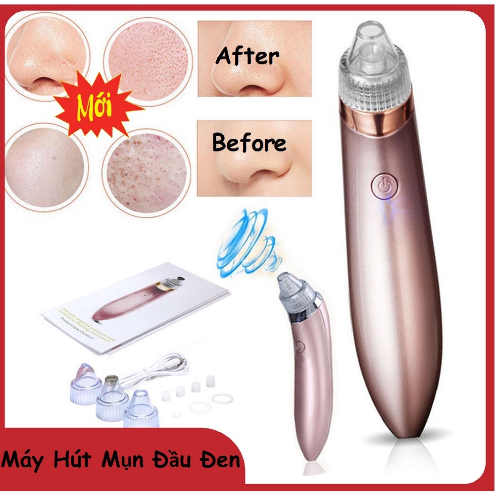 Dụng cụ hút mụn, Máy Hút Mụn Đầu Đen, Hút mụn loại đắt ( RT 8080) Cao Cấp, Dễ Dàng Loại Bỏ Dầu Thừa