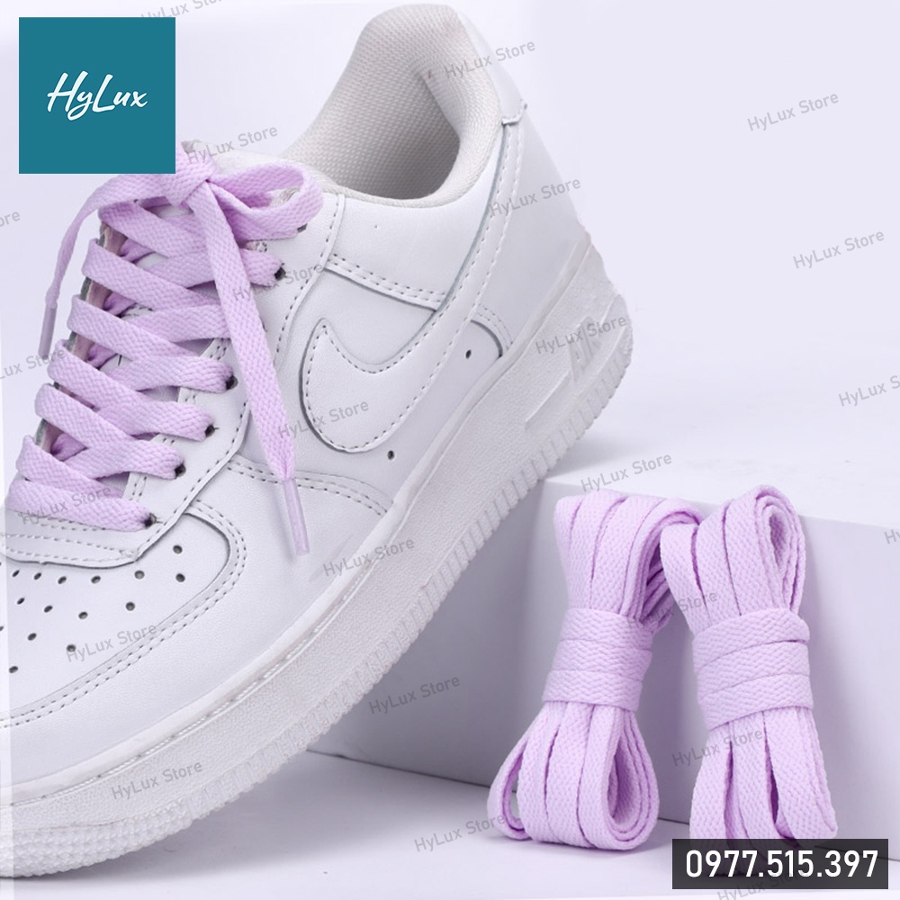 [30 màu-160cm] Dây giày dẹt Jordan 1, Air Force 1 cao cấp dài 160cm - Dây giày thể thao