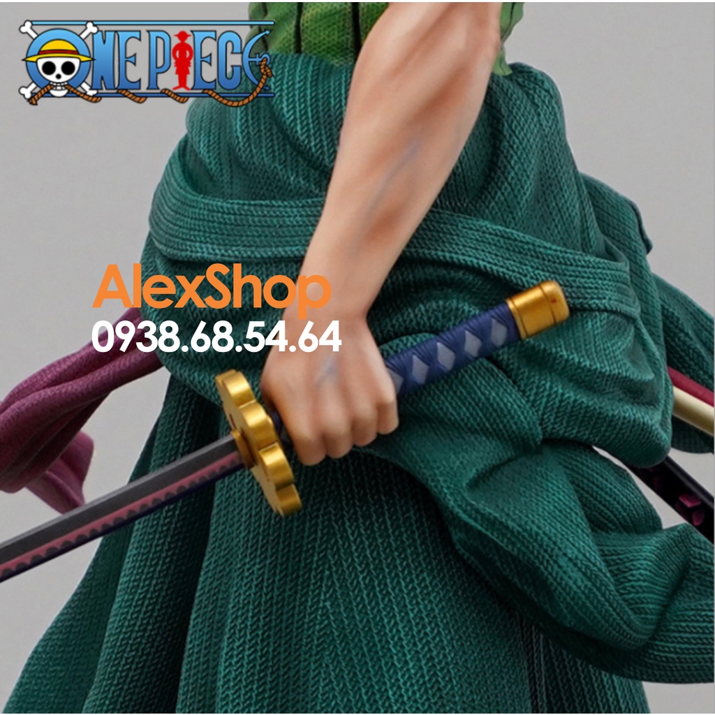 [20Cm] 2 Đầu - Zoro Mô Hình Nhân Vật Làm Bằng Tay OnePiece Các Nhân Vật Trong Truyện Tranh