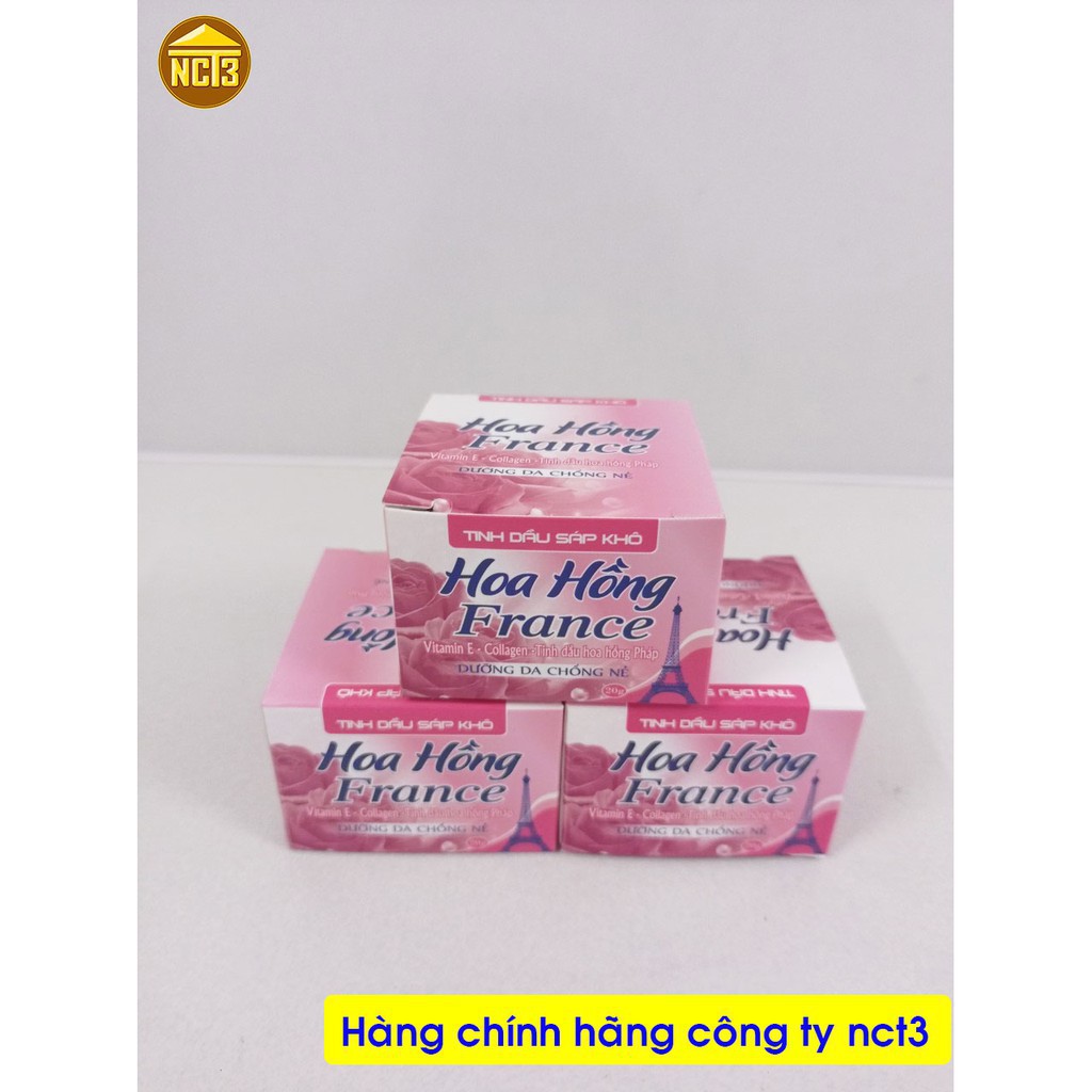 { Bán Giá Sỉ } Tinh Dầu Sáp Khô Hoa Hồng Dưỡng Da Chống Nẻ ( Sản phẩm chính hãng công ty NCT3 )