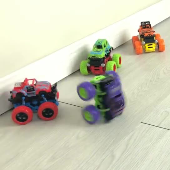 Đồ chơi Trẻ Em Xe Địa Hình Bánh Đà, Xe Quán Tính Nhào Lộn 360 Độ Cho Bé - Đồ chơi cực ngầu