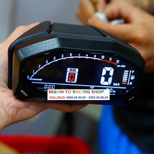 Đồng hồ điện tử DUCATI gắn chế cho nhiều loại xe.