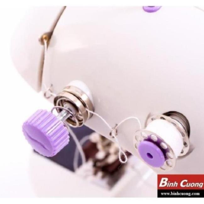 Máy may để bàn thông minh, máy khâu mini 2 tốc độ, có đèn led tiện dụng cho gia đình bạn - TongkhoGiaDung