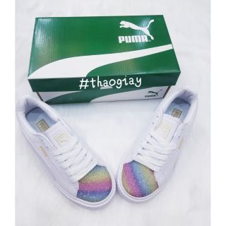 Giày sneaker mũi cầu vồng (nhũ)