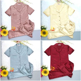 Đồ Bộ Mặc Nhà Pijama Phi Lụa 
