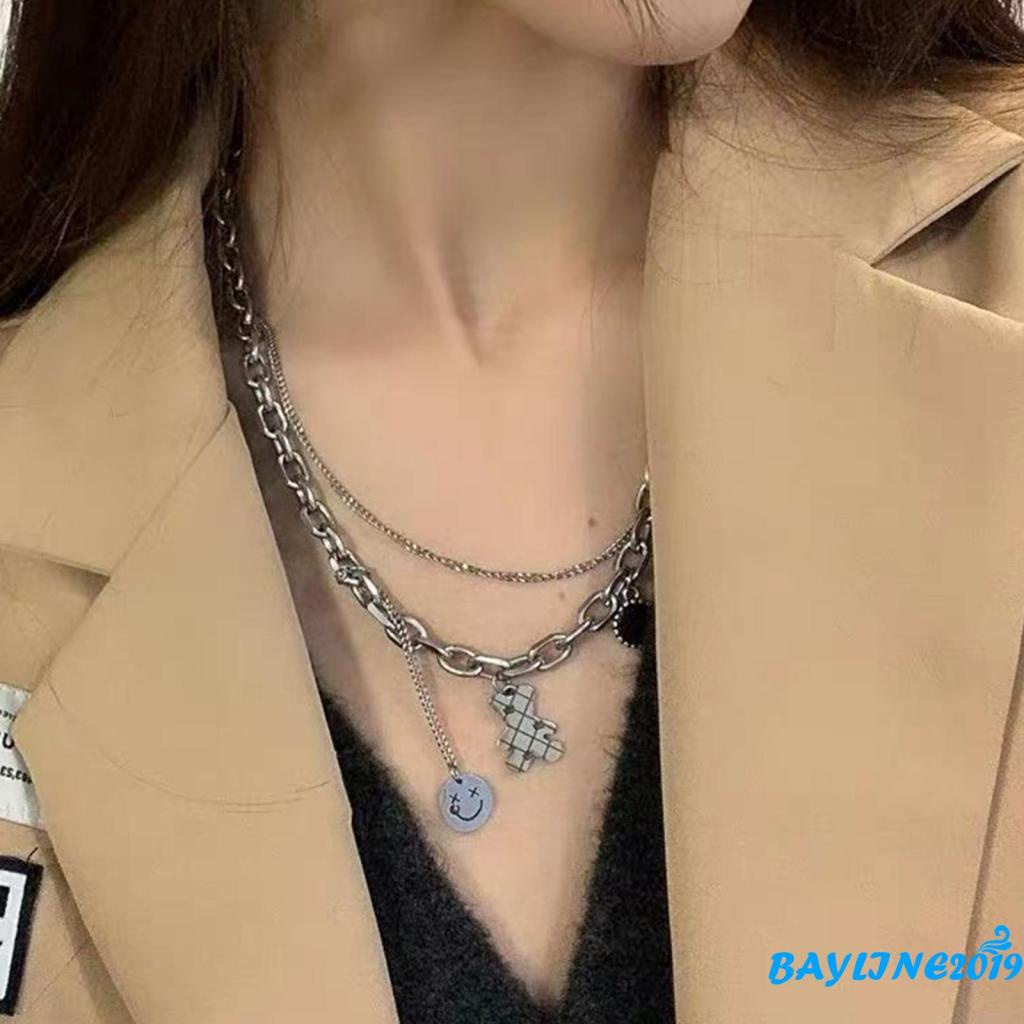 Vòng cổ nữ mặt hình mặt cười thời trang cá tính