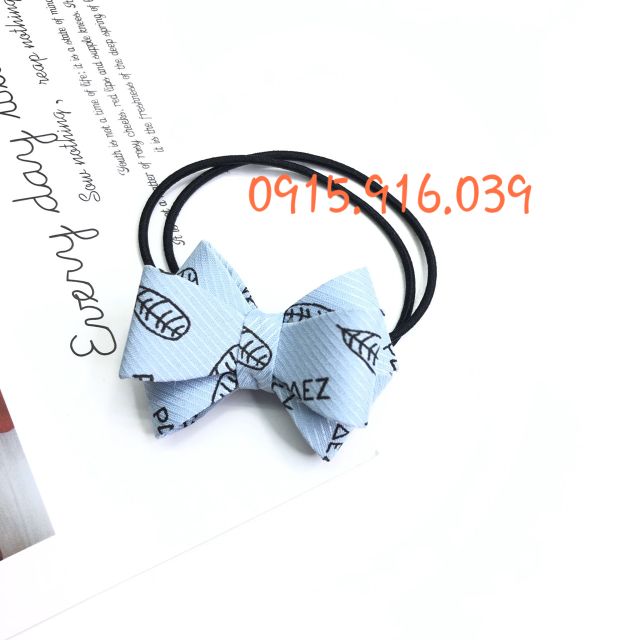 Cột tóc nơ nữ tính mẫu ngẫu nhiên