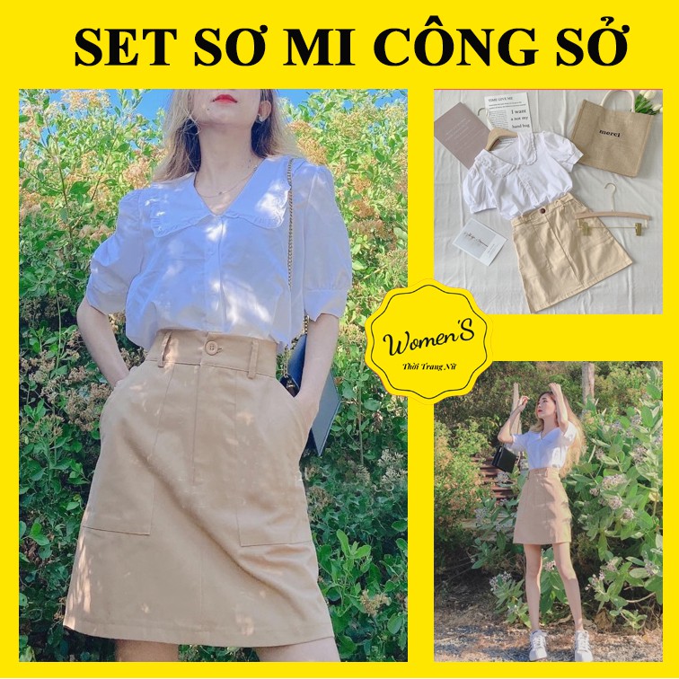 Set áo somi CV công sở 𝐇à𝐧𝐠 𝐋𝐨ạ𝐢 𝟏 [ Có Video mẫu mặc ] | BigBuy360 - bigbuy360.vn