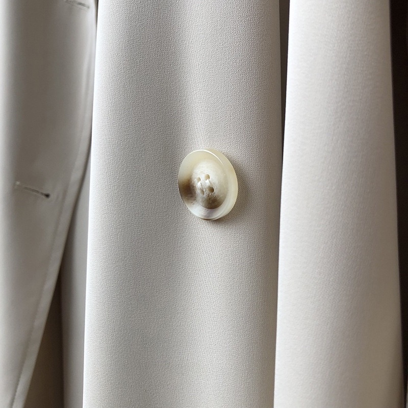 Áo khoác măng tô dáng dài vải mềm mịn kèm hình thật