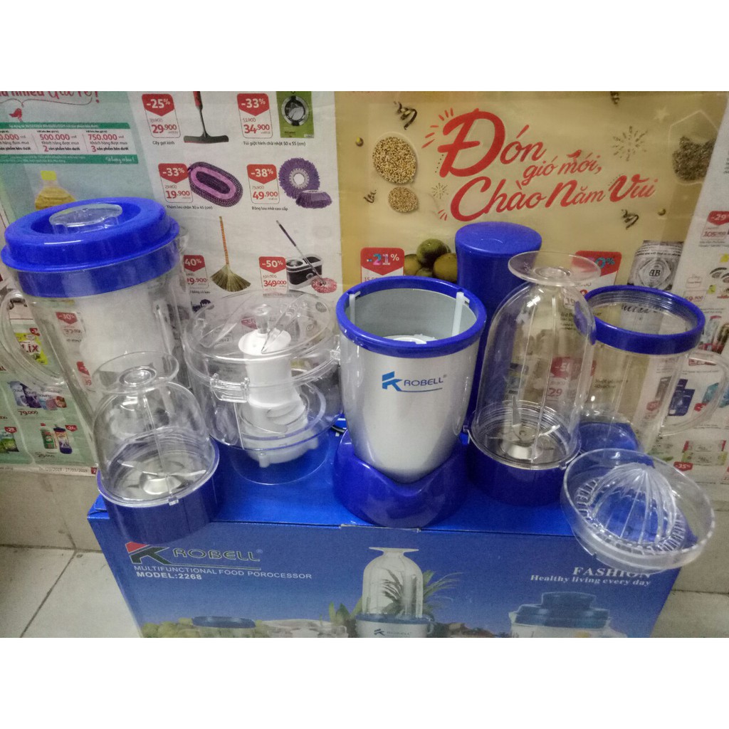 Máy xay sinh tố Krobell chính hãng cao cấp 5 trong 1 bảo hành 1 năm-phukienmayxayhn1