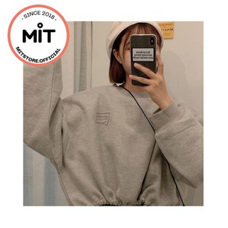 Áo croptop nỉ 2 màu