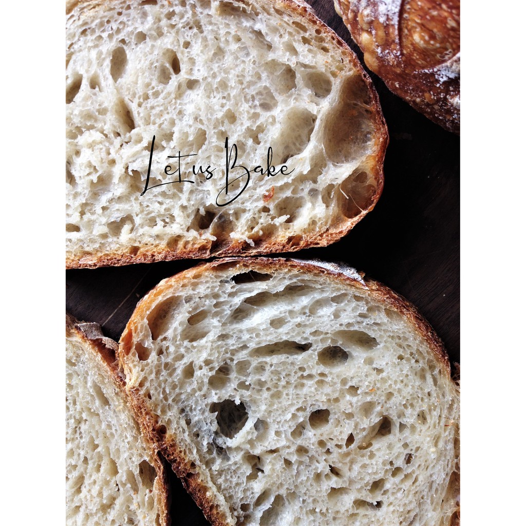 (SHIP MIỀN NAM) Country Sourdough Bread (350g) - Bánh Mì Đồng Quê Men Tự Nhiên (Men Chua) - Healthy tốt cho sức khỏe