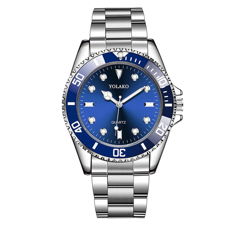 Đồng Hồ Đeo Tay Yolako Bằng Thép Không Gỉ Thời Trang Công Sở Cho Nam