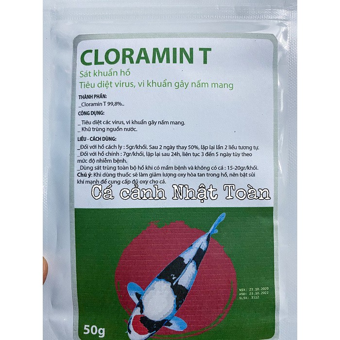 CLORAMIN T SÁT KHUẨN HỔ CÁ 50G ACPHARNO