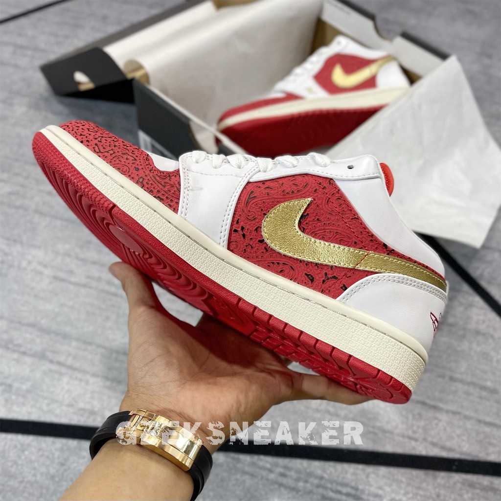 [GeekSneaker] Giày Jordan 1 Low “Spades”-  Thần Bài