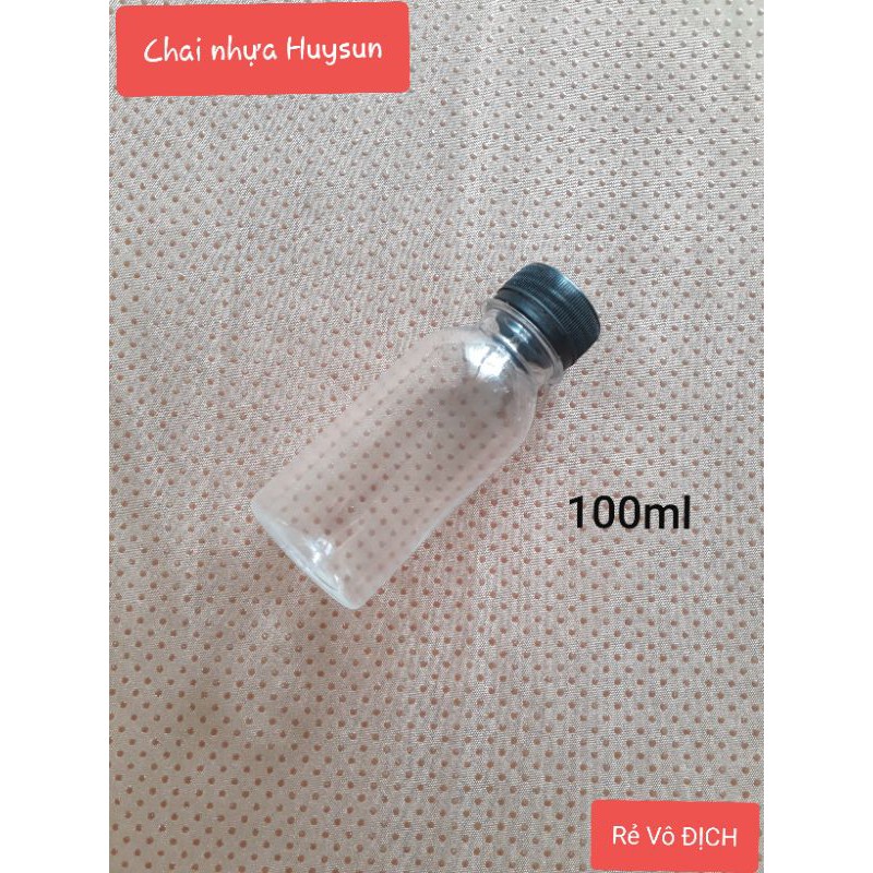 Chai Nhựa Tròn 100ml, 120ml Kèm Nắp Đen (Trắng). Nhựa Huy Sun | BigBuy360 - bigbuy360.vn