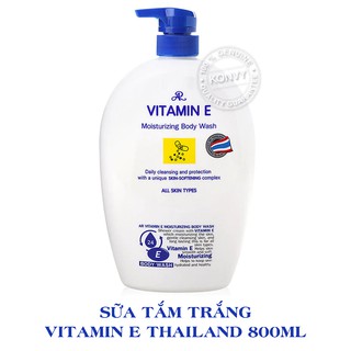 SỮA TẮM DƯỠNG TRẮNG DA DƯỠNG ẨM VITAMIN E THÁI LAN 800ML