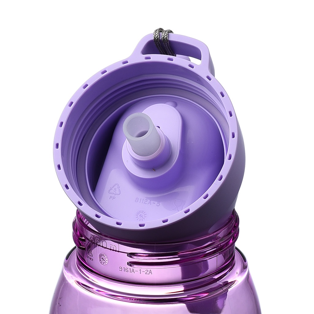 Bình nước Tupperware Mini Lohas 350ml - Bình nước có ống hút cho trẻ em tiện dụng trong suốt, màu đẹp