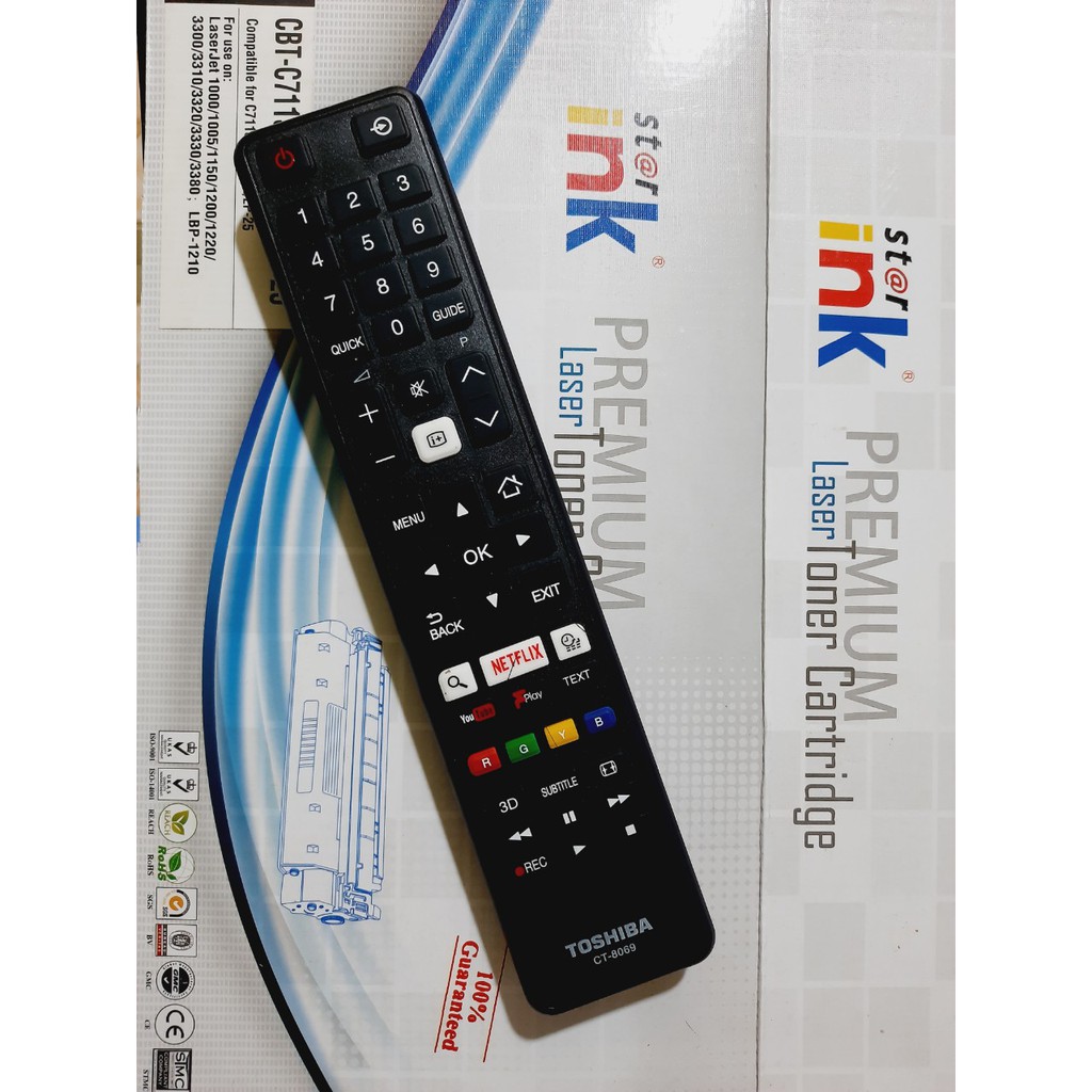 Remote Điều khiển tivi Toshiba LED/LCD/Smart TV 32L 43U 43L 49L 49U 50U 55L 55U - Hàng tốt Tặng kèm Pin