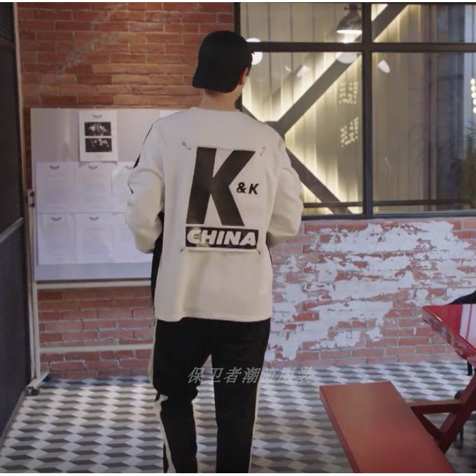 Áo Hoodie Tay Dài Trắng Đen CLB K&K [CÓ SẴN 435K SALE 365K] - Cá Mực Hầm Mật 2019 (Lý Hiện - Dương Tử - Hồ Nhất Thiên) | BigBuy360 - bigbuy360.vn