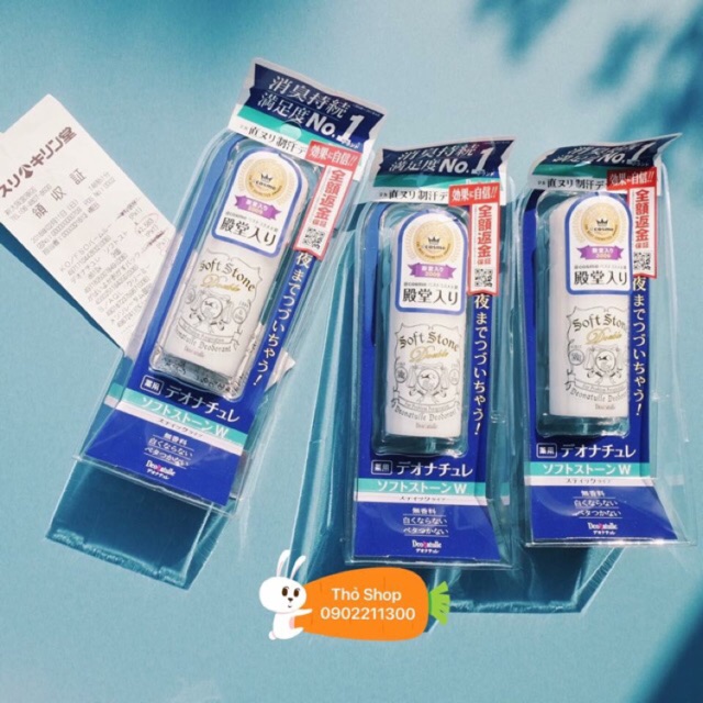 Lăn khử mùi đá khoáng Soft Stone Nhật Bản