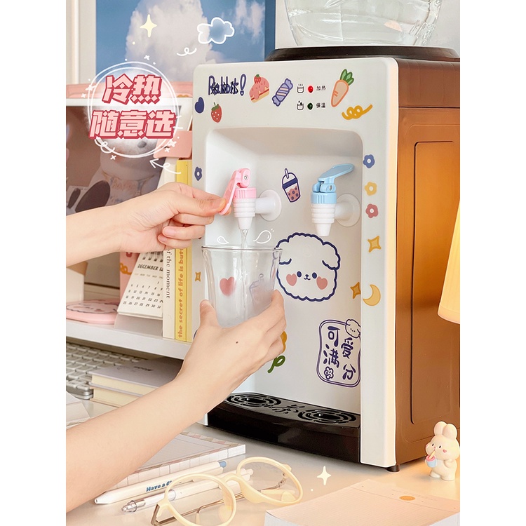 Máy Lọc Nước Mini Nóng Lạnh Đen Trắng Để BÀn Học Sinh,Sinh Viên Tiện Lợi.