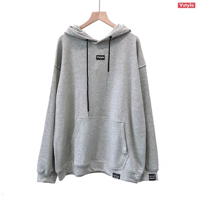 [Mã 12FASHIONSALE1 giảm 10K đơn 50K] Hoodie Basic xám Hàn Vstyle | BigBuy360 - bigbuy360.vn