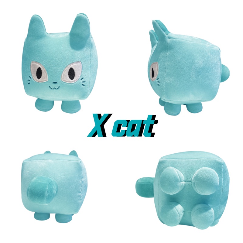 Đồ chơi nhồi bông Hình Chú Mèo Roblox 15Cm Dễ Thương Cho Mèo Cưng